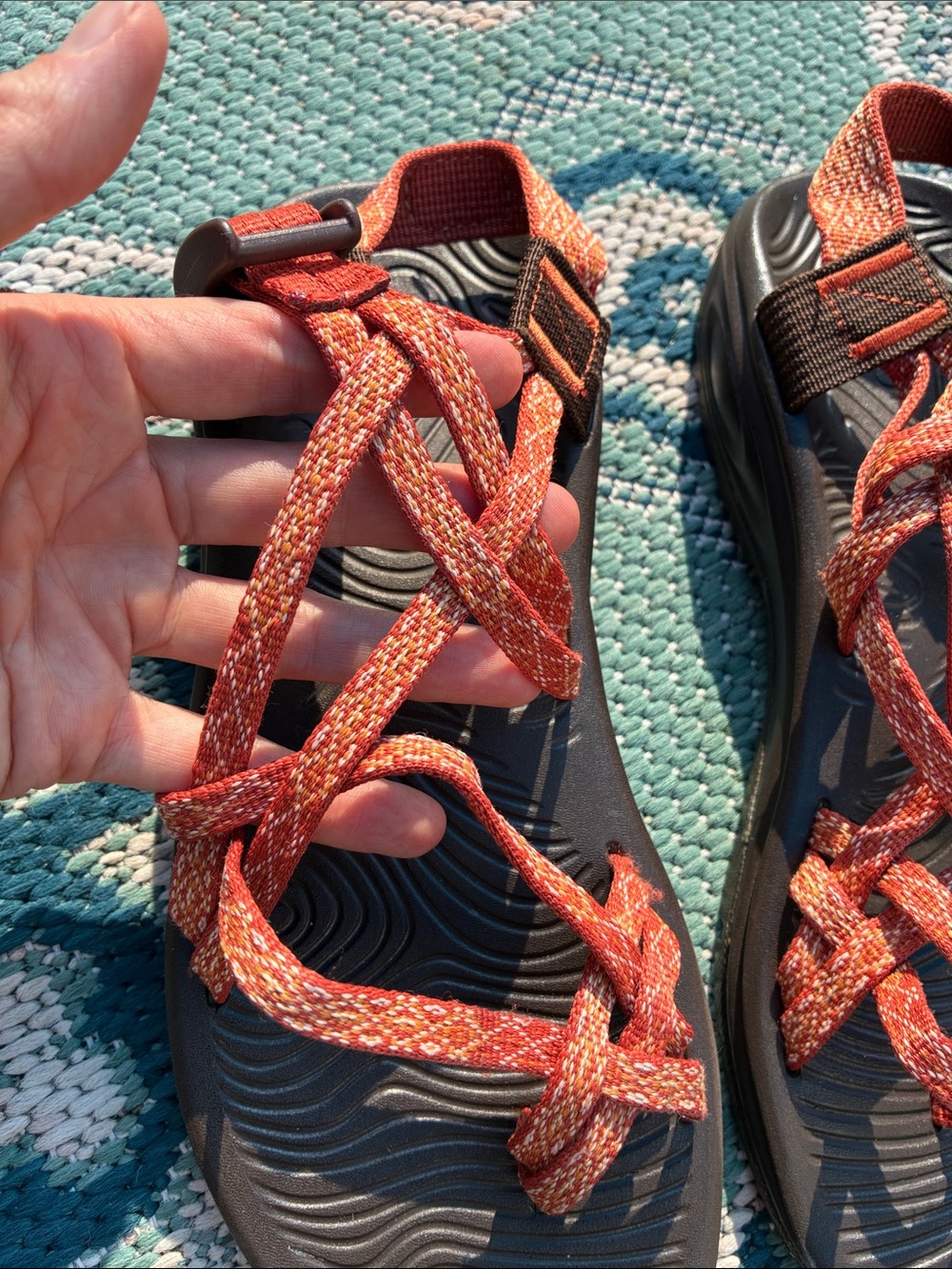 Women’s Chacos in Rust Red - Picture 10 of 15